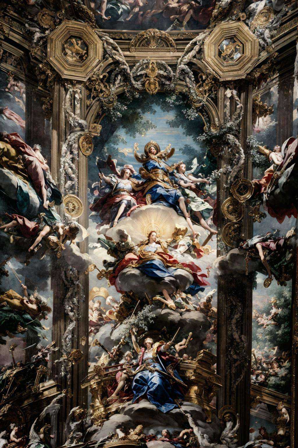 renaissance,  6+boys,  brown_hair on Tensor.Art