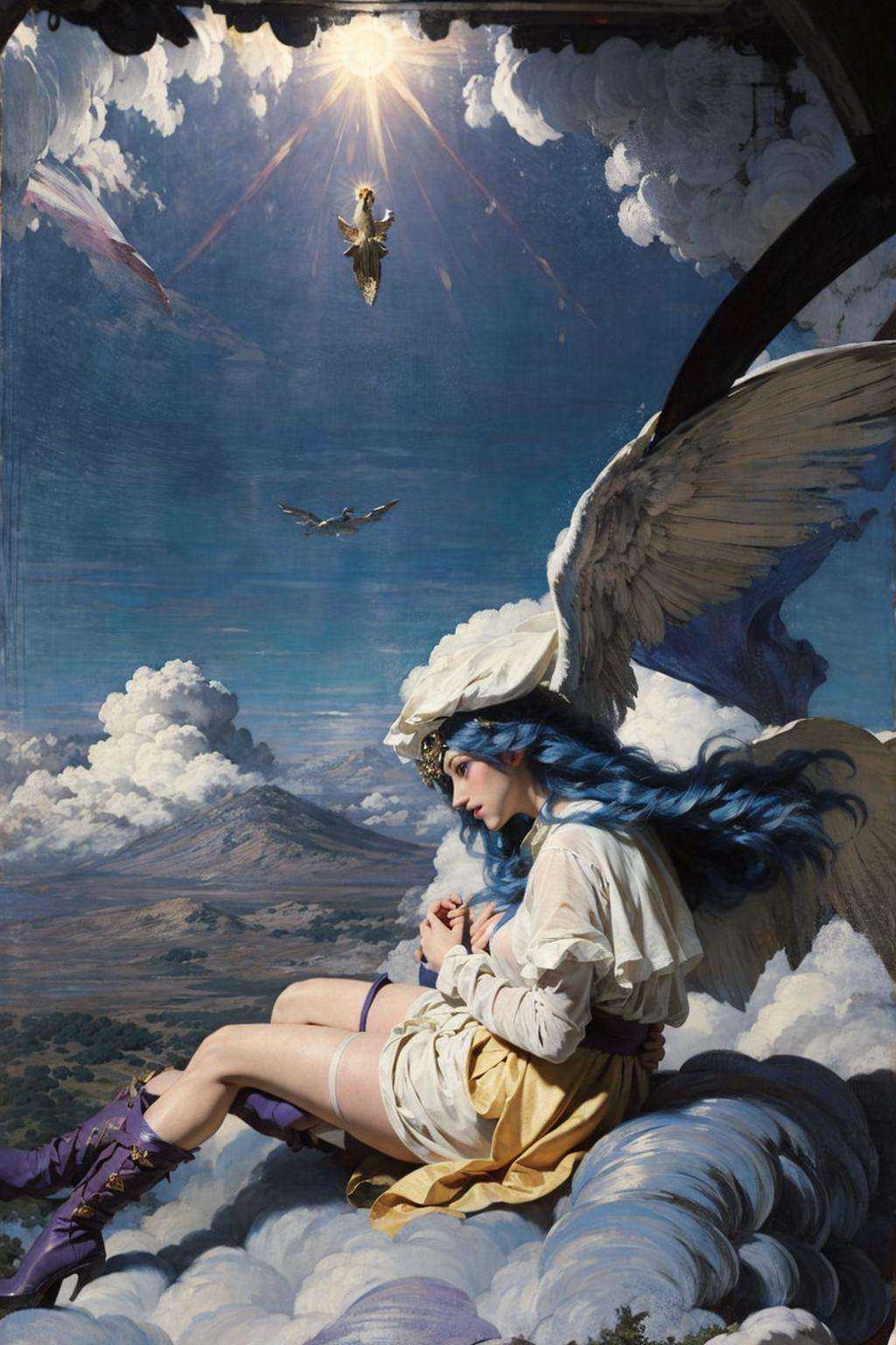 renaissance,  (1girl),  (full body) on Tensor.Art