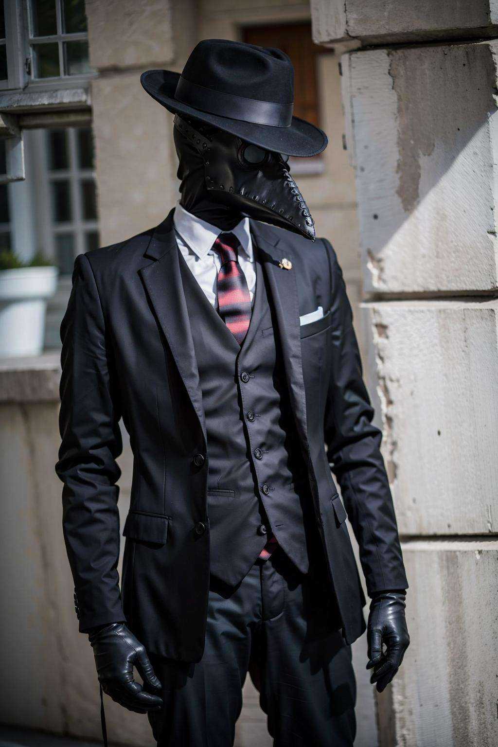 black_headwear,  blurry,  formal on Tensor.Art