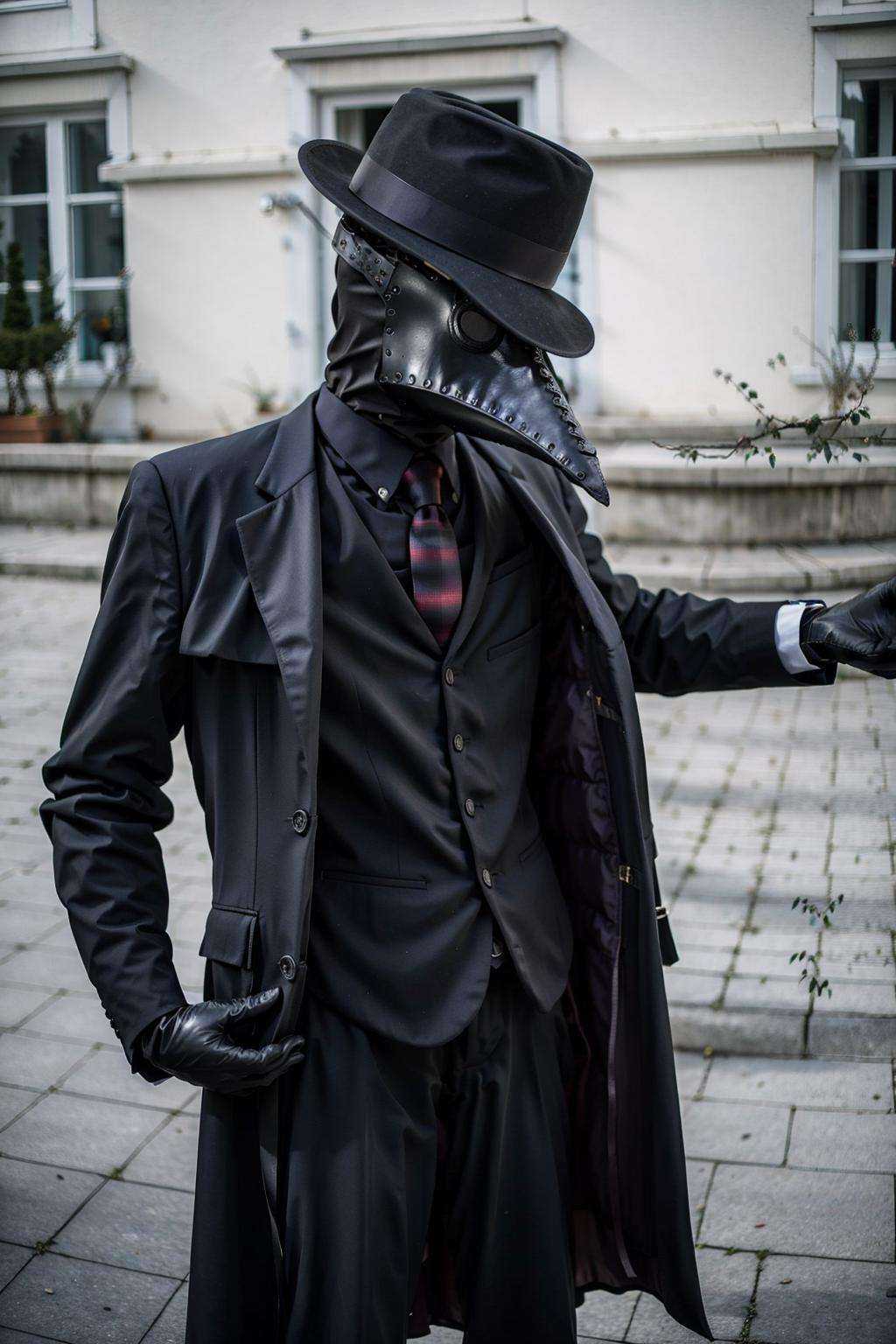 black_headwear,  blurry,  formal on Tensor.Art