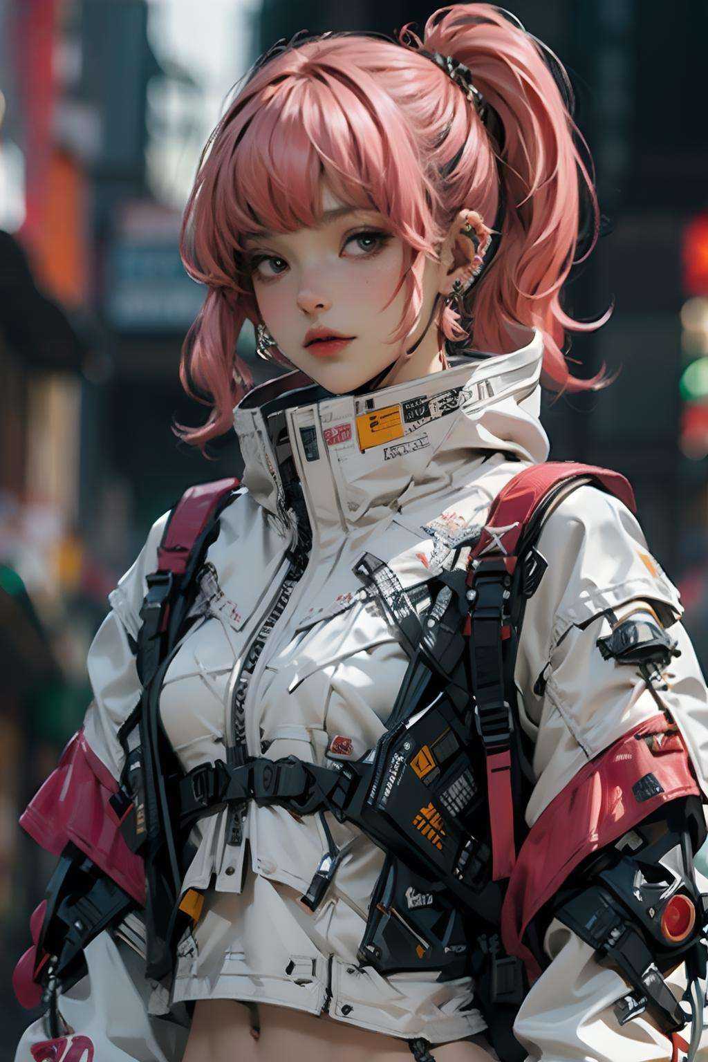 1girl,  backpack,  bangs on Tensor.Art