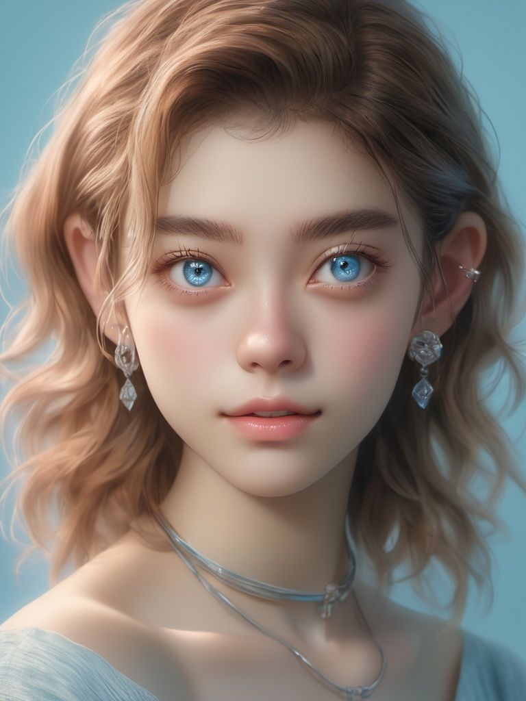 BJ_Oxygen girl,jewelry,earrings,solo,1girl,blue_background,looking_at_viewer,piercing,ear_piercing,gradient_background,photo,8k,highly detailed,digital photography,masterpiece,sidelighting,finely detailed beautiful eyes,hdr,realistic,high definition,<lora:Oxygen girl_SDXL1.0:0.7>,