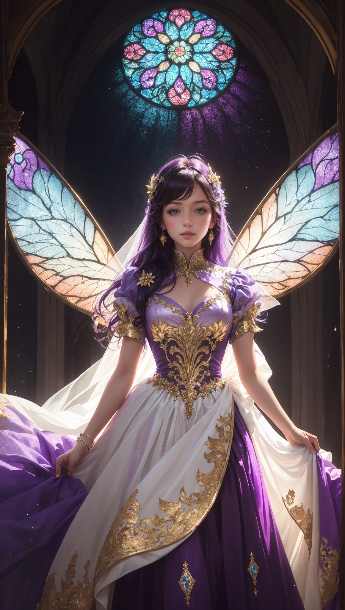 ((Fairy)),  Story,  bride posing under a (fairy tale) on Tensor.Art