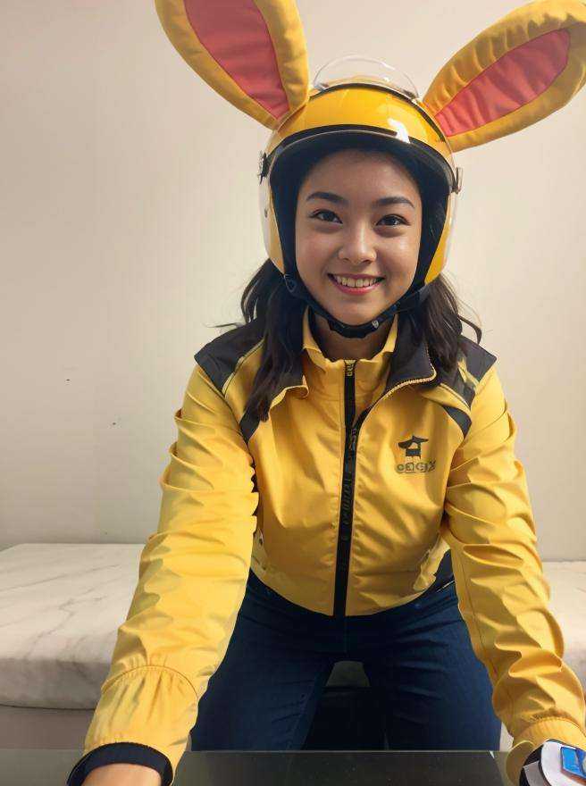 <lora:mt_v10-000007:0.9>,mt,mt_helmet，looking_at_viewer，mt_jacket,Rabbit ears,1girl,breasts, <lora:bok_20230607234103:0.1> <lora:breastinClass:0.2> <lora:zyd232_ChineseGirl_v4_2:0.5>