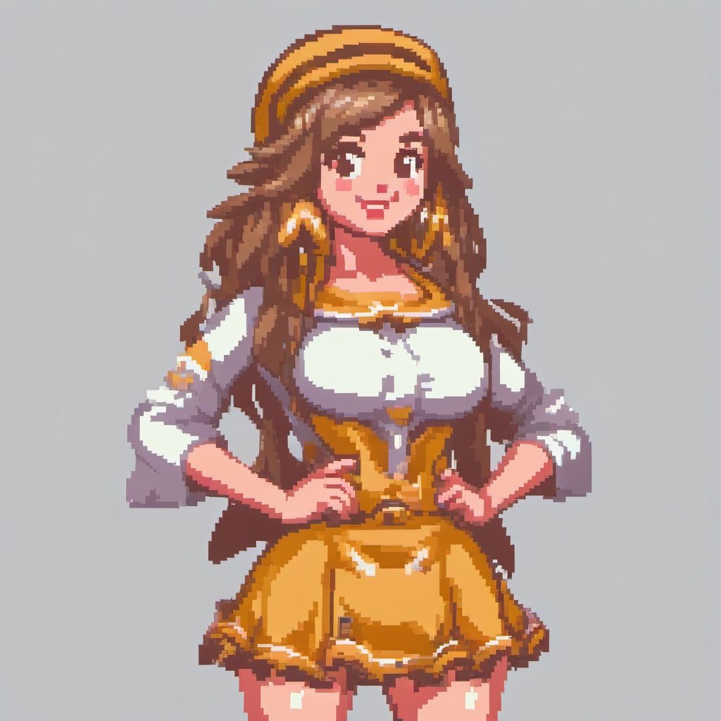 A {pretty young woman holding her cheeks with one hand,  pure_background,  full_body by Mccc on Tensor.Art