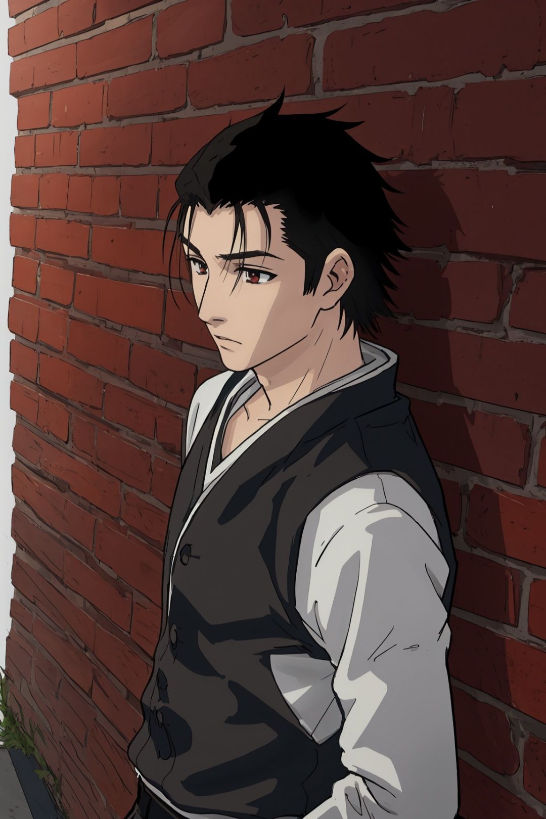 sasakura,1boy, solo,masterpiece, best quality, <lora:sasakura:1>