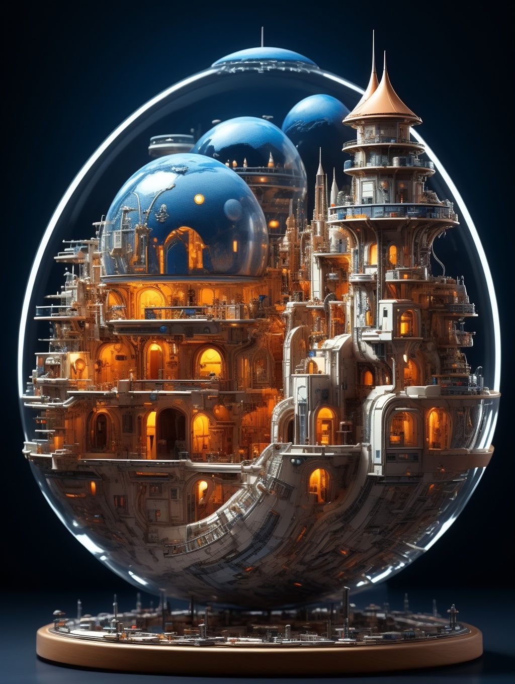 ((masterpiece)), ((best quality)), 8k, high detailed, ultra-detailed,science fiction, fantasy, buildings,  <lora:xs-nutcarving_V3:0.7>