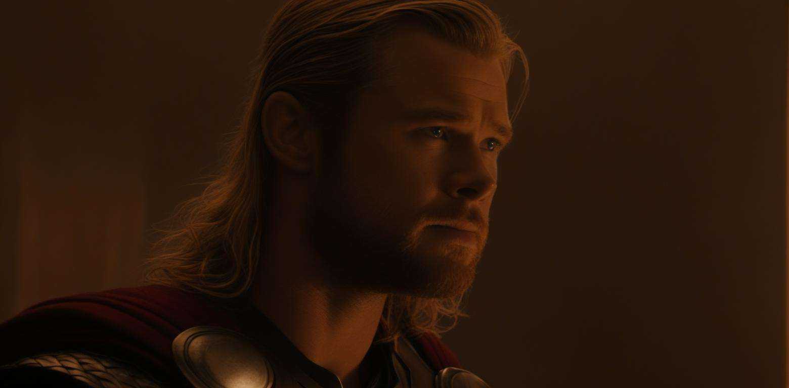 a close up photo of Thor,  tattoos,  cinematic lighting on Tensor.Art