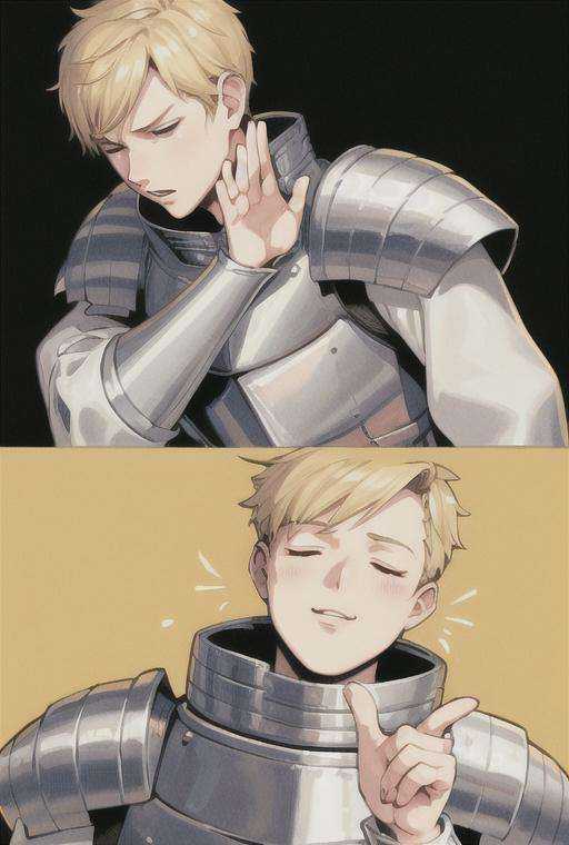 drakeposting,  short hair,  blonde hair on Tensor.Art