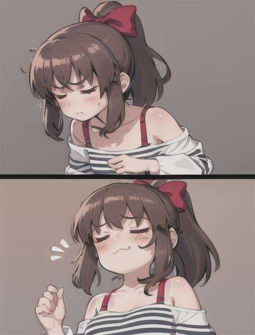 drakeposting,  1girl,  blush on Tensor.Art