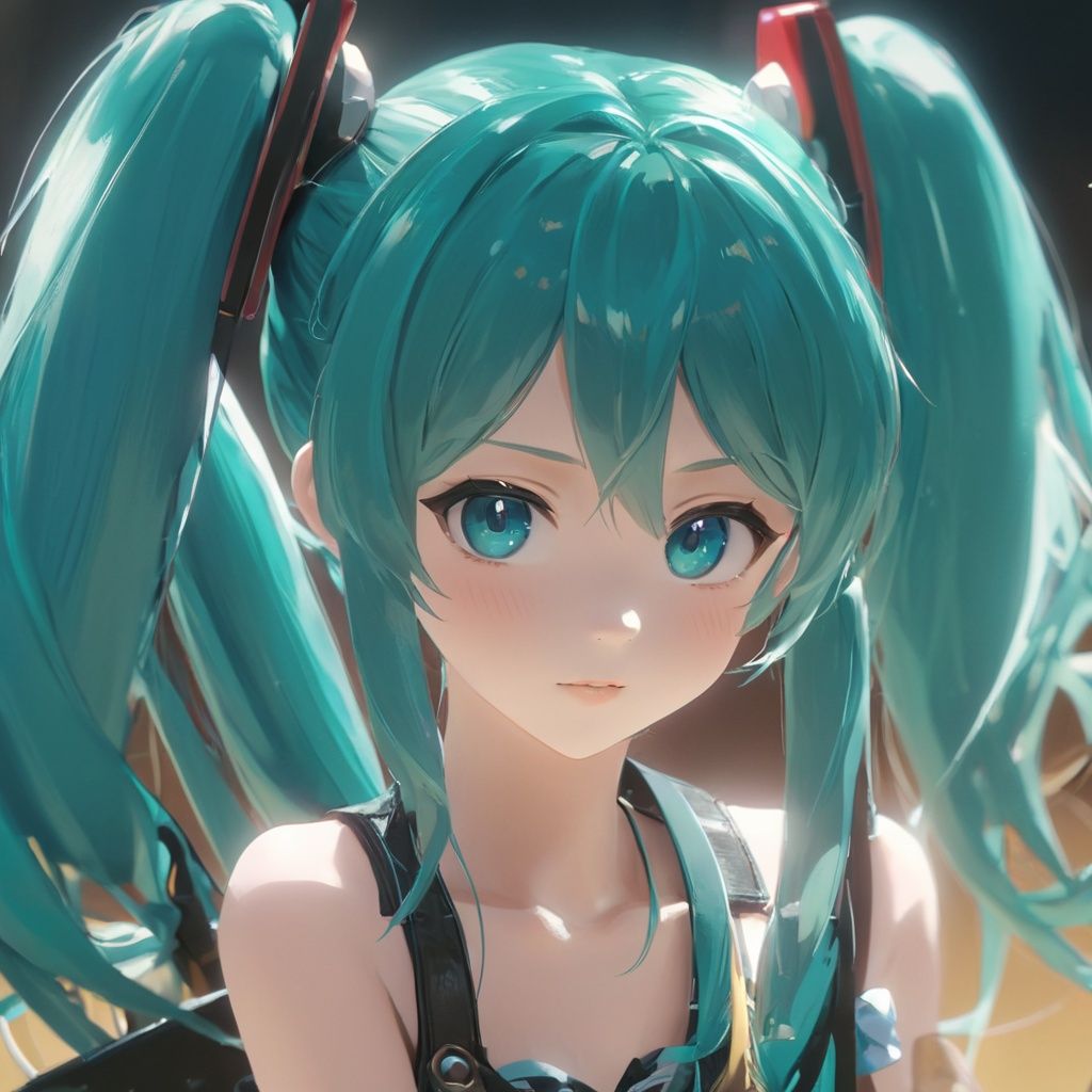 beautiful age 18 girl, (anime screencap), aqua hair, hatsune miku, twin tails, sexy, beautiful, dslr, 8k, 4k, natural skin, textured skin, pixiv, depth of field, cinematic compotision, best lighting, cowboy shot
