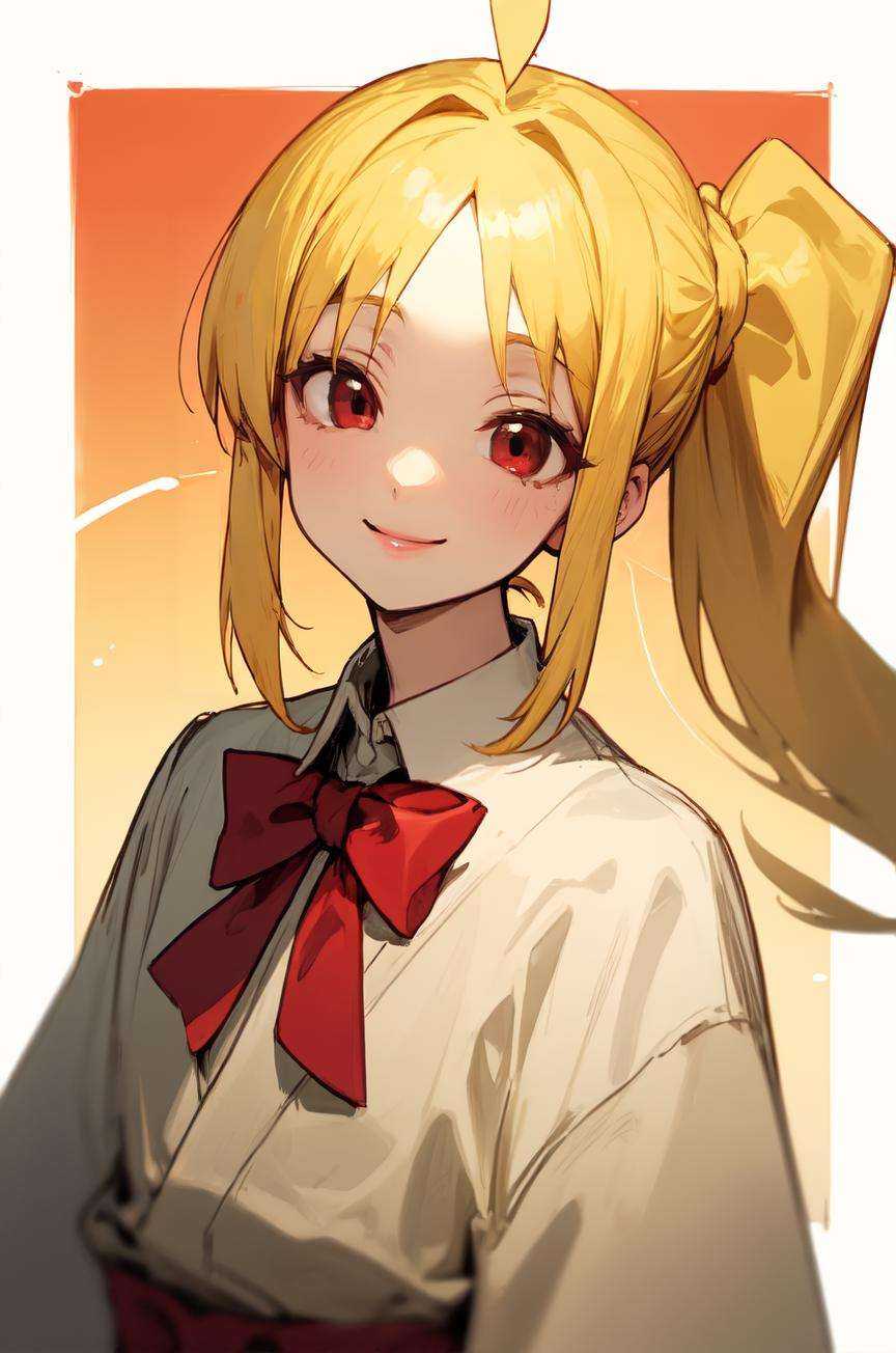masterpiece,  jichi nijika,  yellow hair on Tensor.Art