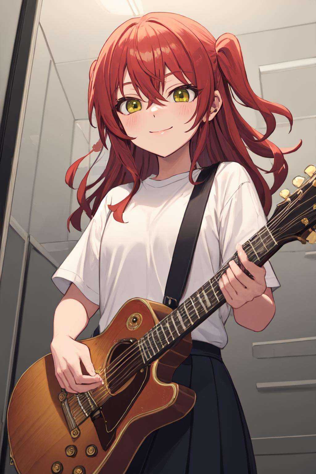 masterpiece,  smiling,  kita ikuyo on Tensor.Art
