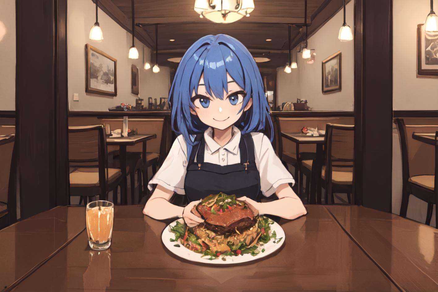masterpiece,  restaurant,  pov across table on Tensor.Art