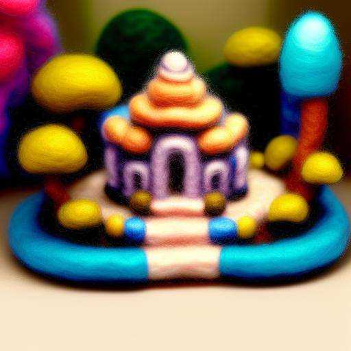miniwool style of a Beautiful temple in the jungle,  by Thomas Kinkade,  trending on artstation on Tensor.Art