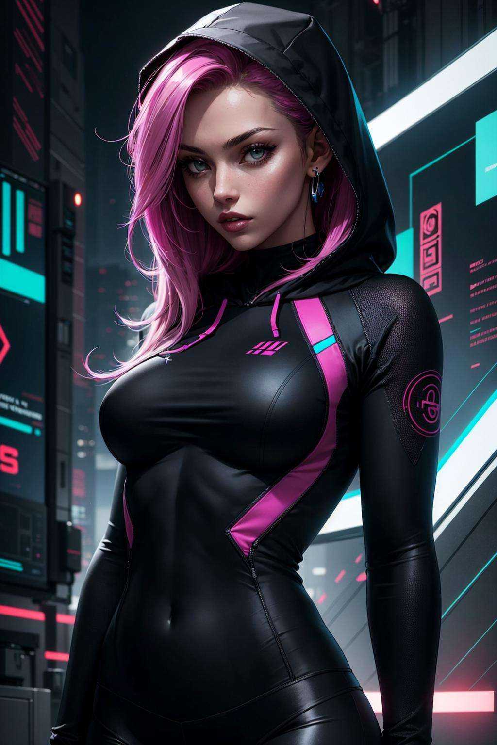 edgNoire,  upper body shot,  female on Tensor.Art