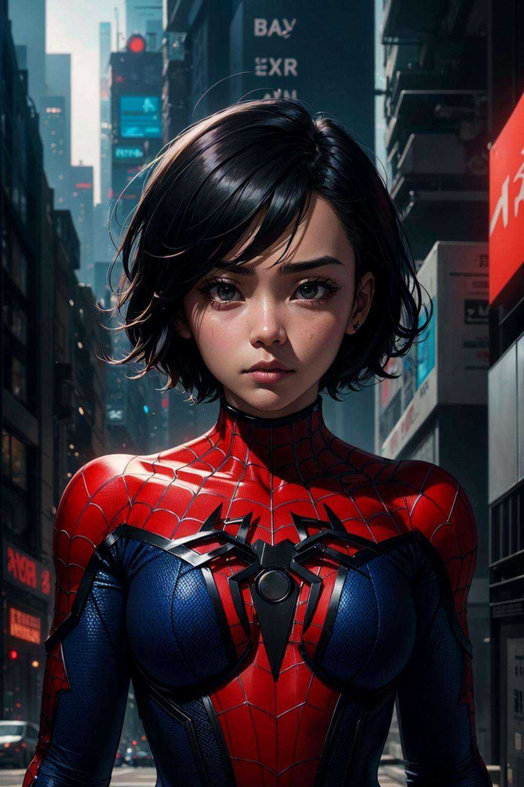 1girl,  asian girl,  peni parker on Tensor.Art