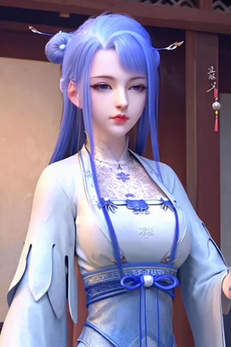 <lora:sdxllora-000005:0.8>,qiuyuehua,chinese clothes, 1girl, dress, upper body,bedroom, solo,White dress, long hair, Ball head,bun,HDR,UHD,8K, best quality, masterpiece, Highly detailed, extreme detail descriptiondescription,qiuyuehua,dress 