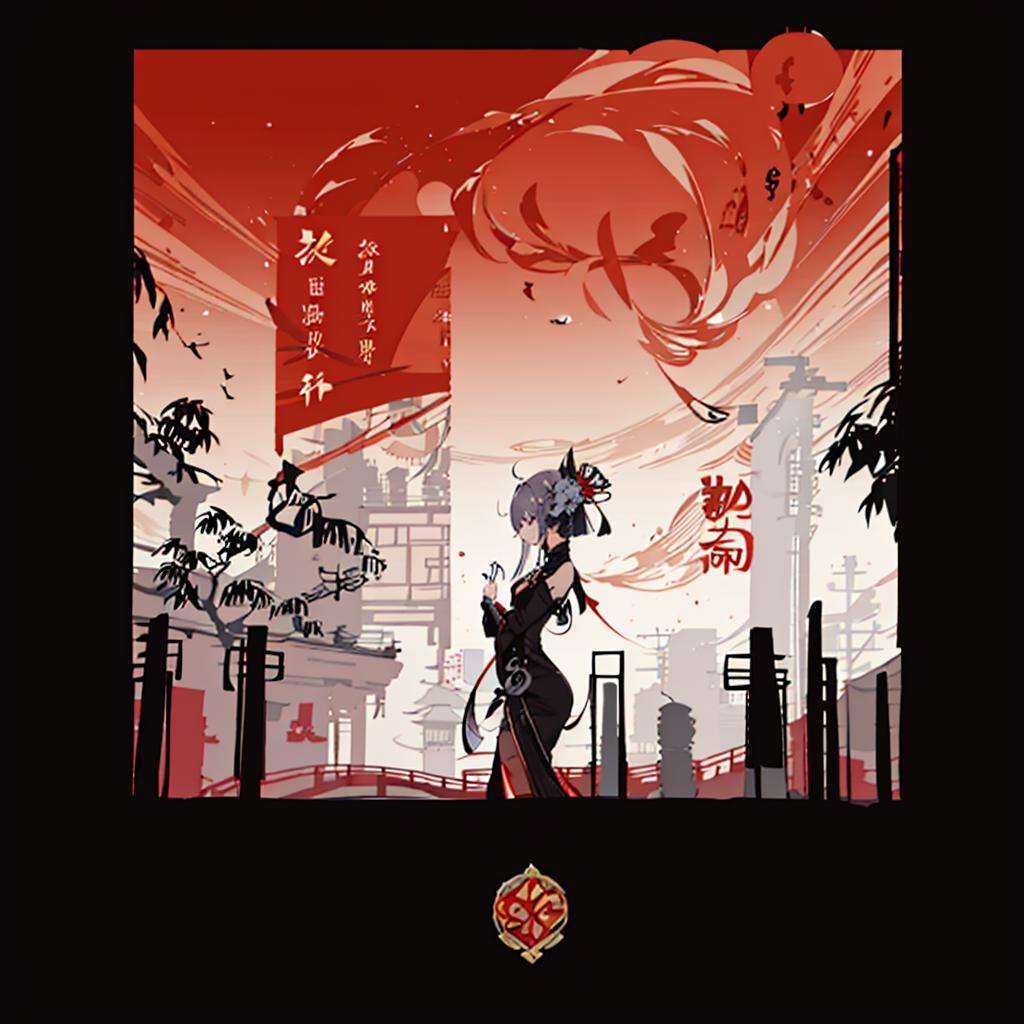 poster, chinese building, 1 girl, china dress,  <lora:33603973247c4b71d65d6728cebf01abe21a8db7523d17a923130999c3e53da4:1>   <lora:Moxin_10:0.5>