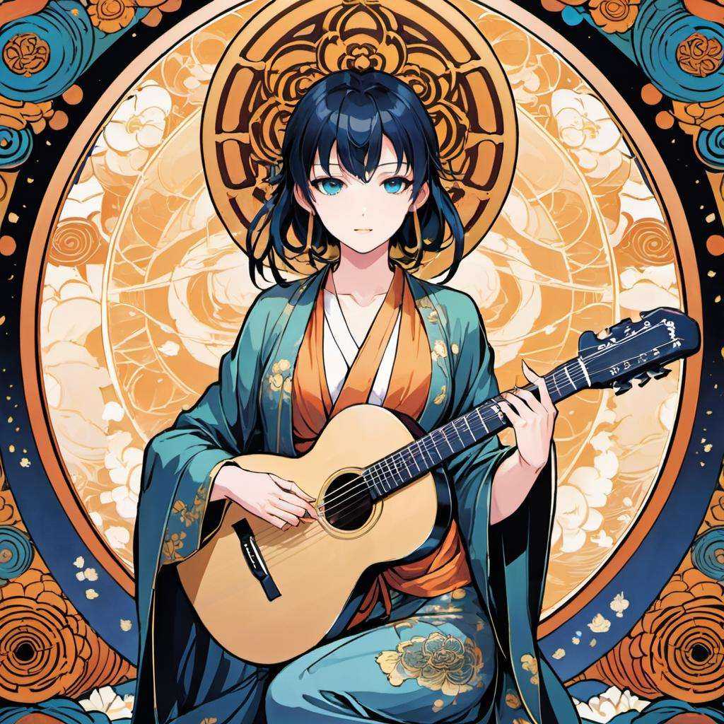 anime,  CD jacket design ,  cd jacket cover on Tensor.Art