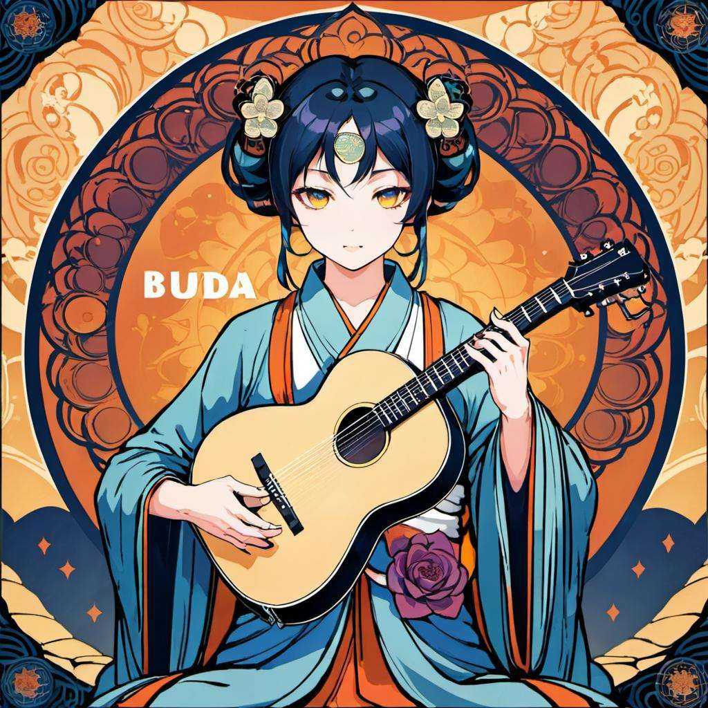 anime,  CD jacket design ,  cd jacket cover on Tensor.Art