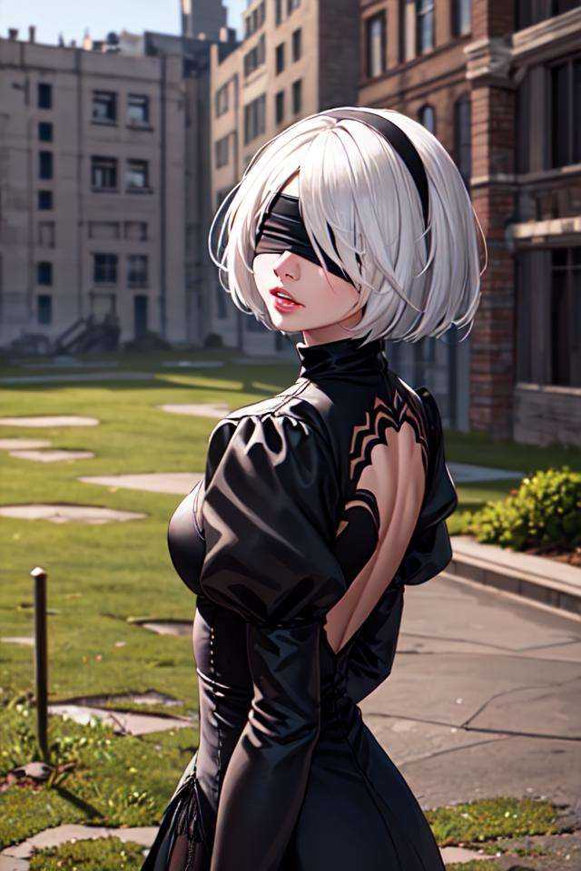 2B Nier Automata,  1girl,  yorha no. 2 type b on Tensor.Art