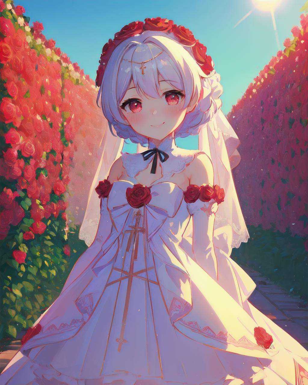 rosy bridesmaid,  ,  extreme detailed on Tensor.Art