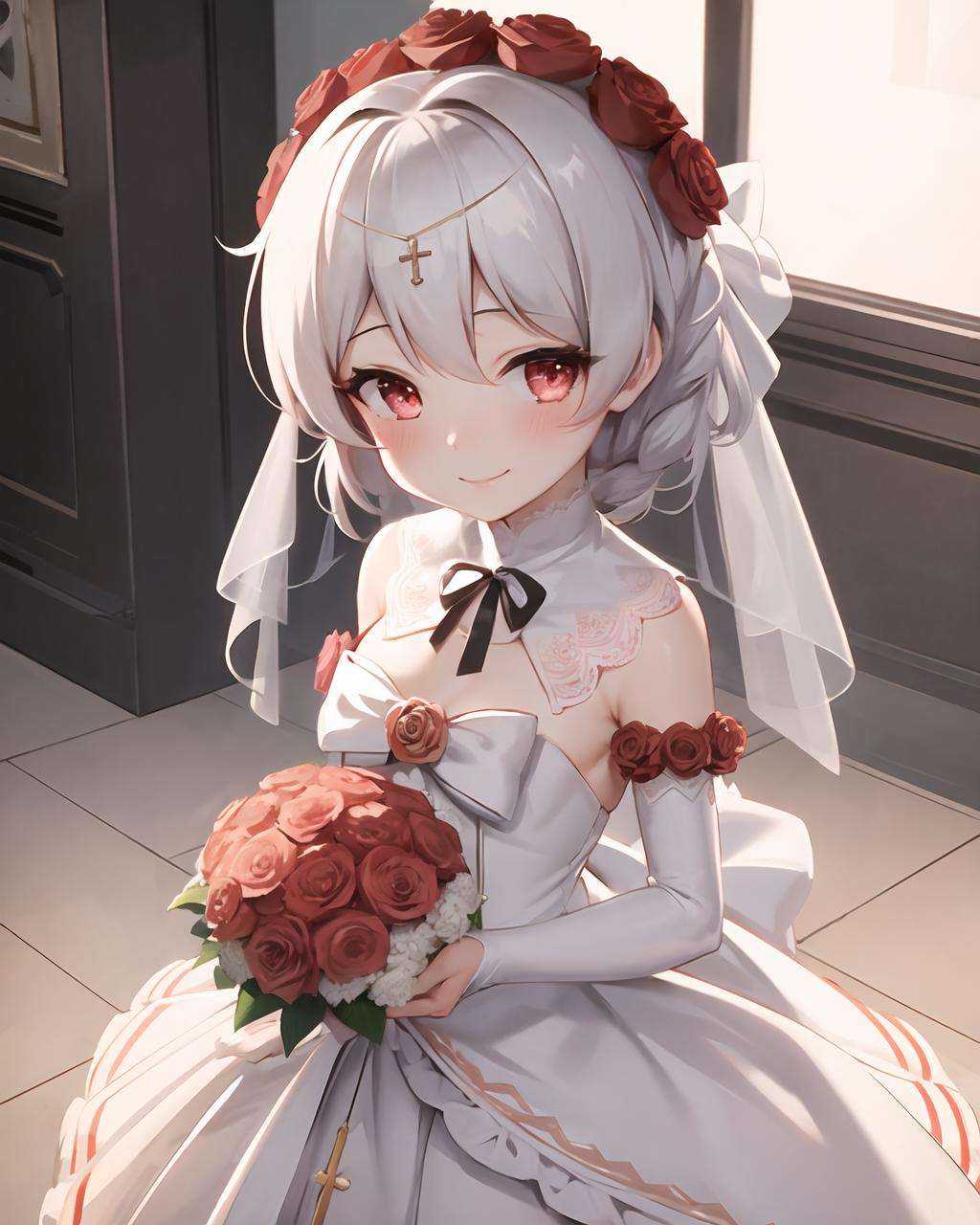 rosy bridesmaid,  masterpiece,  best quality on Tensor.Art