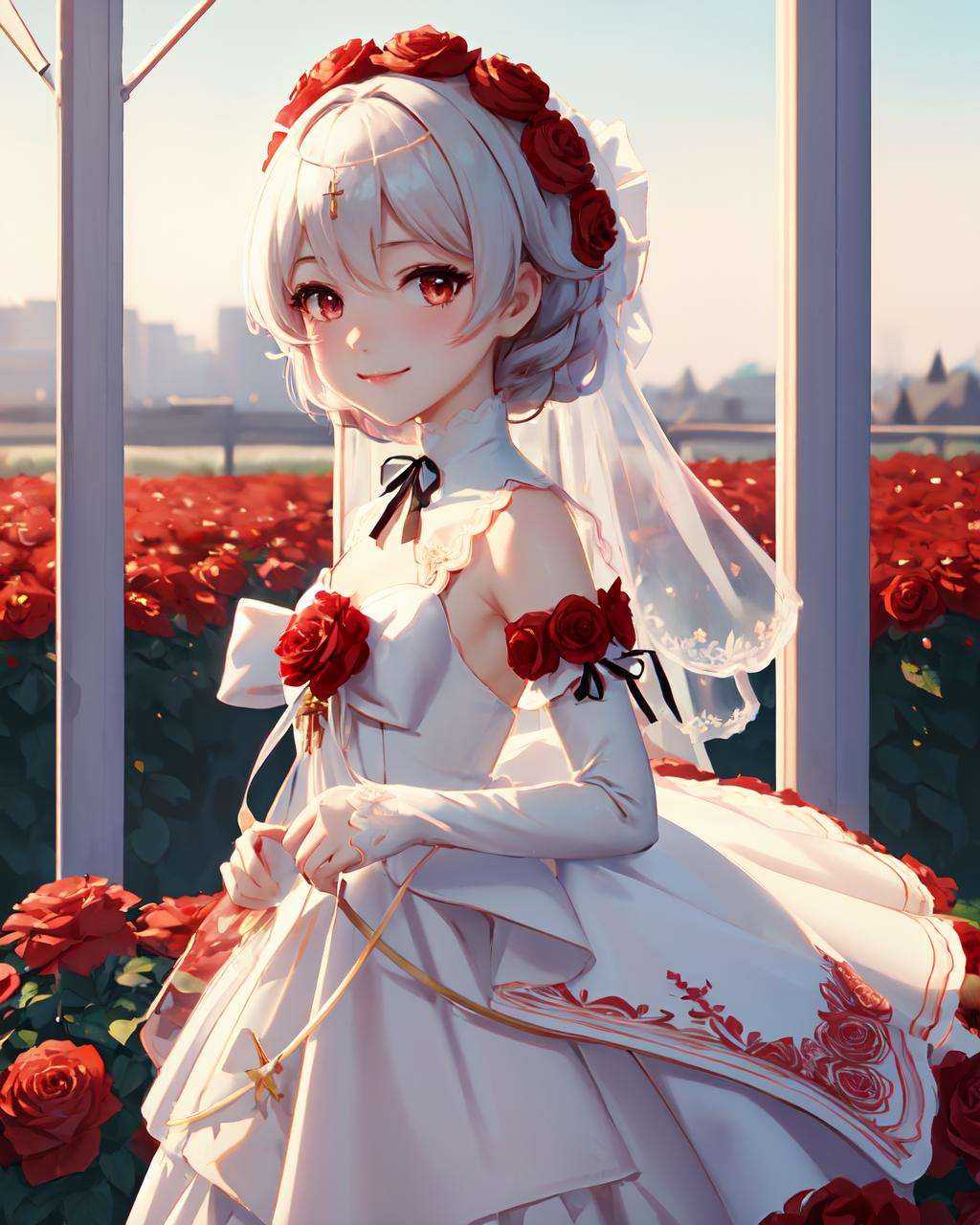 rosy bridesmaid,  ,  extreme detailed on Tensor.Art
