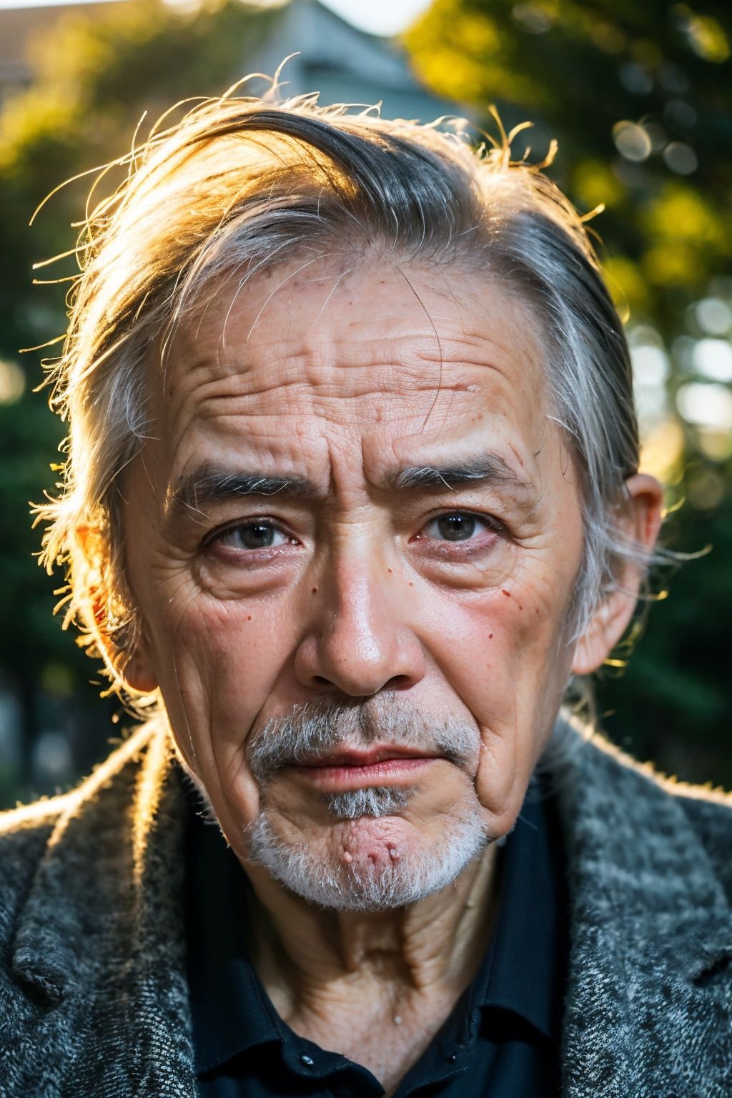 closeup portrait emotional photo of old in rugged bluesman clothes,  face,  8k uhd on Tensor.Art