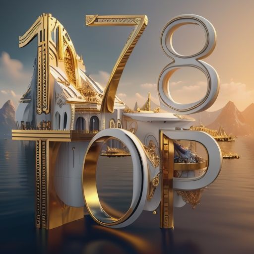 masterpiece, best quality,seabedice,font art,3d Highly stylized,4k, Unreal Engine 5 rendering,gold,IvoryGoldAl