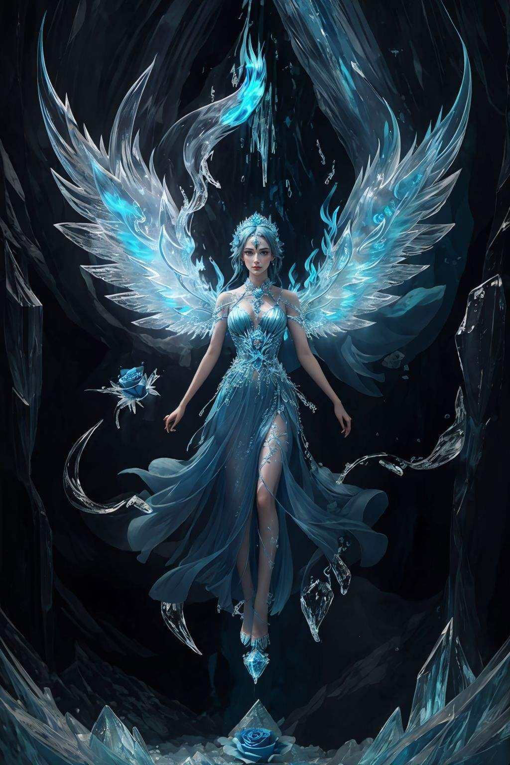 Glacier Caves,  ice,  Ice ground on Tensor.Art
