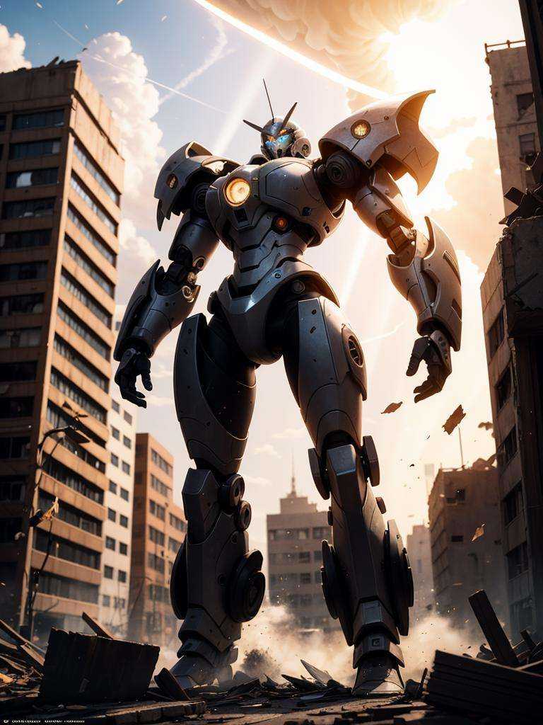 armor,  1boy,  city on Tensor.Art
