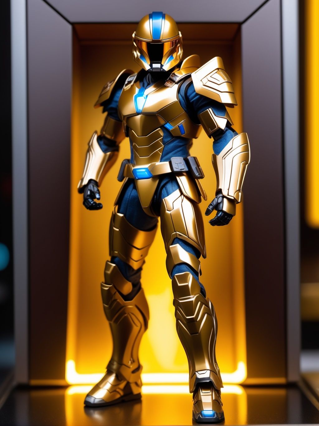 ActionFigureQuiron style,  action figure box,  solo on Tensor.Art