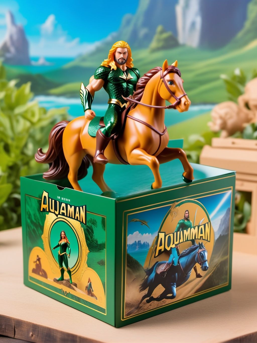 ActionFigureQuiron style,  action figure box,  solo on Tensor.Art