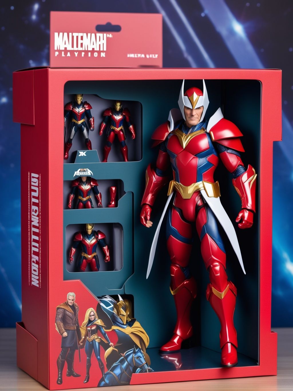 ActionFigureQuiron style,  action figure box,  solo on Tensor.Art