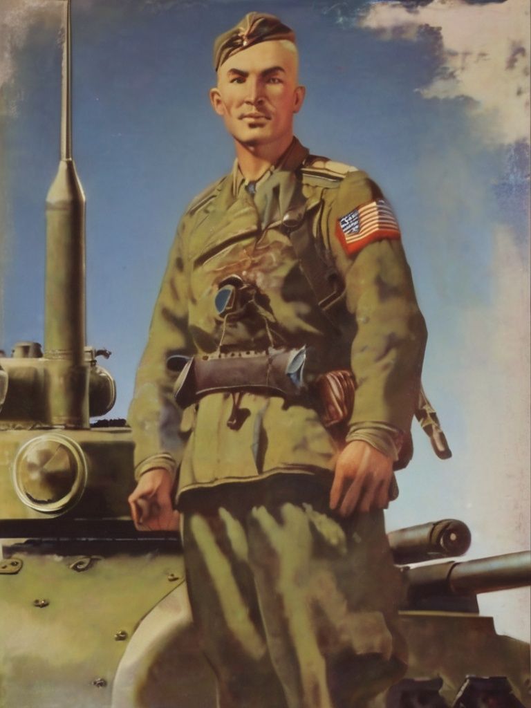 ussrart,1male,infantry,****,(style of Gil Elvgren:0.2),<lora:ussrart-000005:1>,