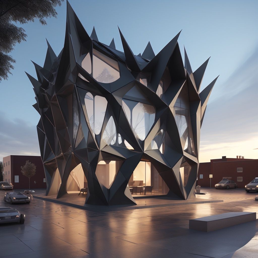 <lora:net-000005:1>,black net building with spider legs,