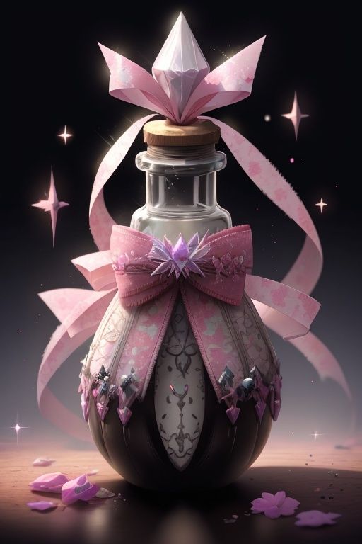 butterfly, bug, flower, no humans, light particles, still life, blurry, sparkle, glint, chain, depth of field, gem, in container, white flower, glowing butterfly