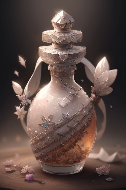 no human,bug, butterfly, white flower, no humans, white rose, flower, sparkle, rose, blurry, light particles, still life, glint, reflection, bottle, white butterfly, depth of field
