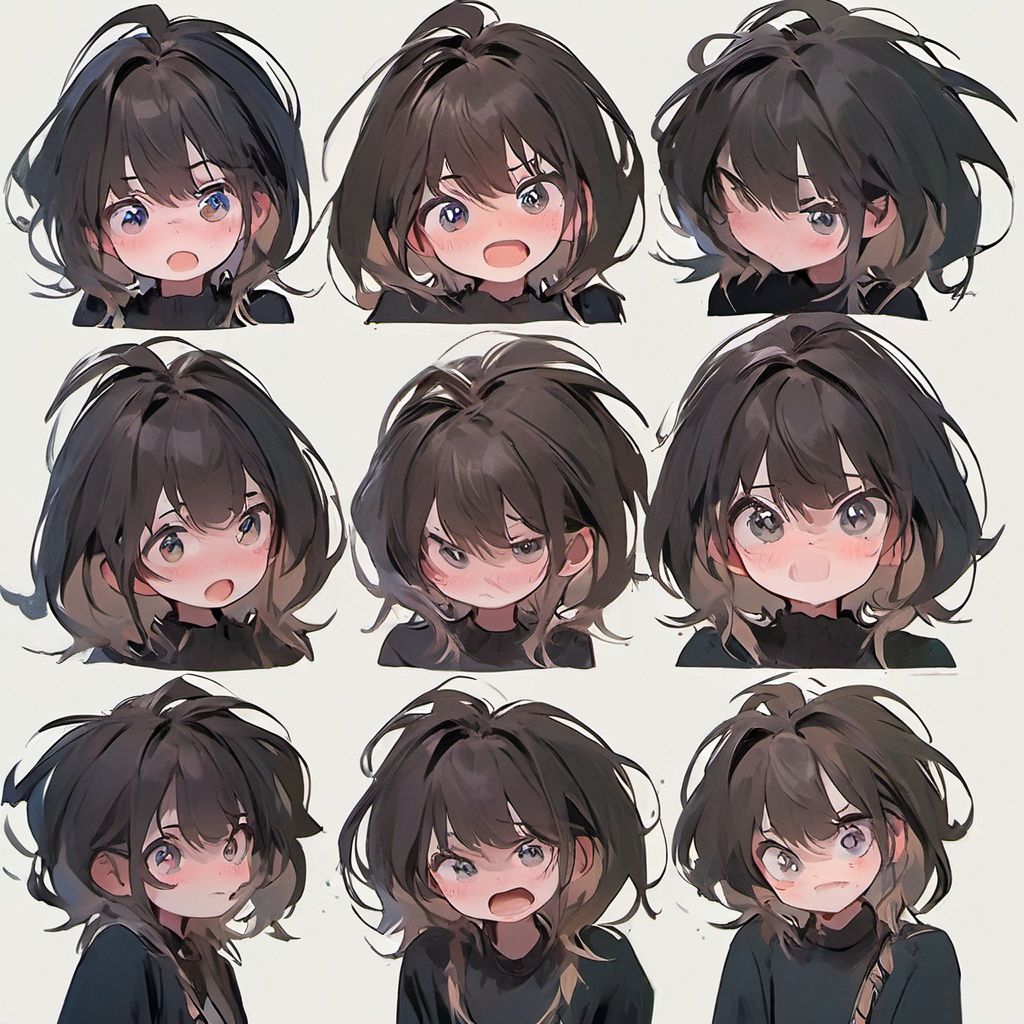 stickers,biaoqing,stickers of 20yo girl,white background,simple background,emotional,best quality,highly detailed,masterpiece,an extremely delicate and beautiful,extremely detailed,8k wallpaper,Amazing,finely detail,official art,happy,disarten,doubt,hair_tie,weeeeps,<lora:stickers_0.8+stickers2_0.8:0.8>,