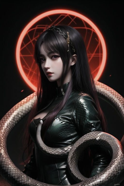 midgard serpent,  big circle,  monster maximum image texture on Tensor.Art