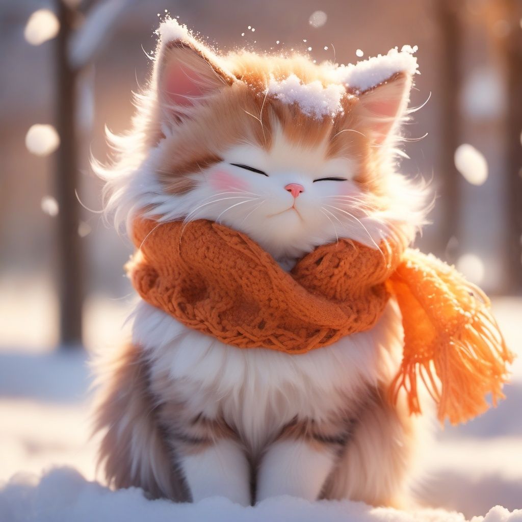 Xxmix_Catecat,  scarf,  outdoors on Tensor.Art