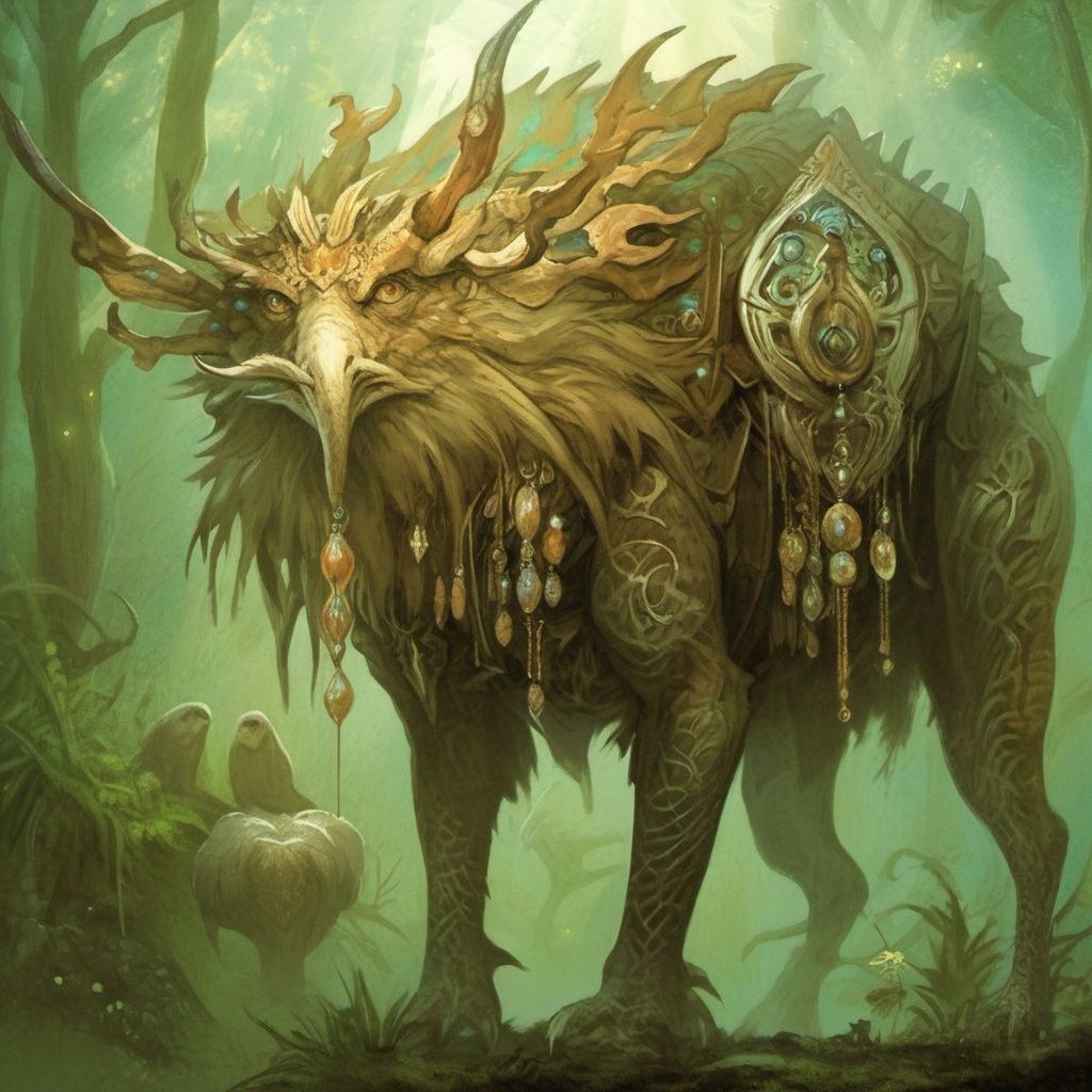 Western magical world style,  creatures in the magical world on Tensor.Art