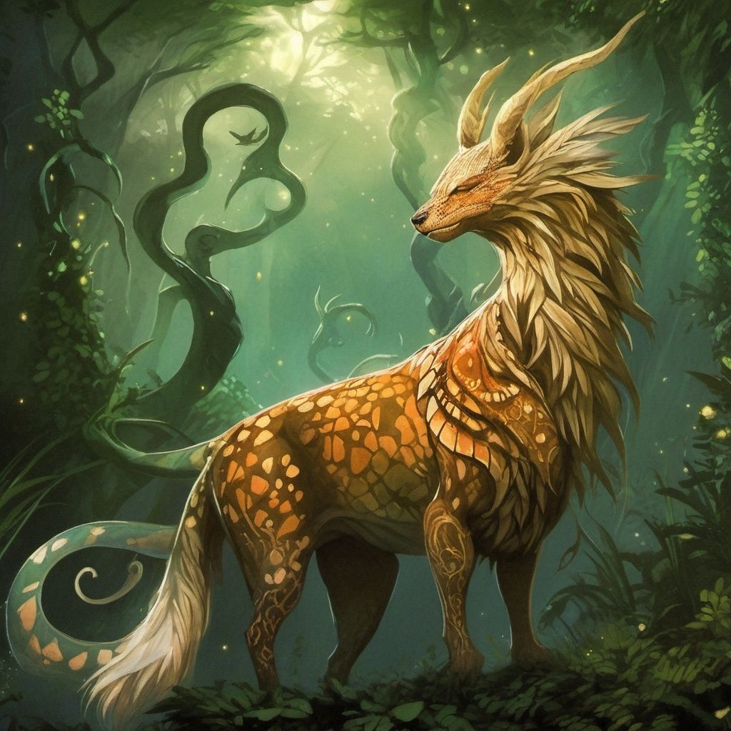 Western magical world style,  creatures in the magical world on Tensor.Art