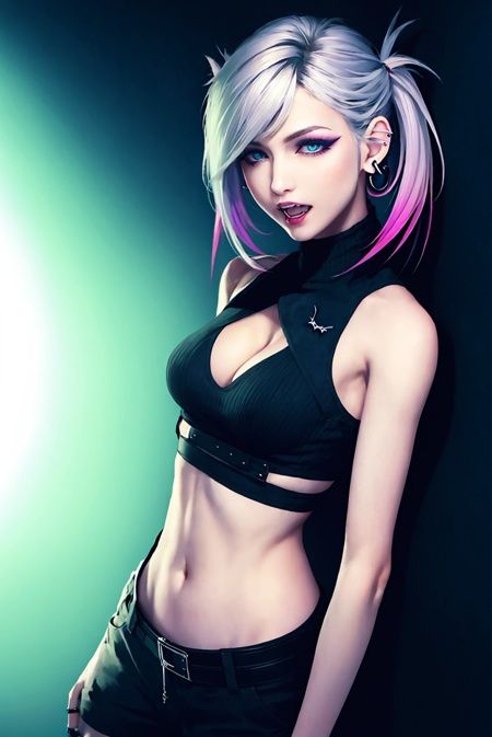ff7r style,  nanakusa nazuna,  1girl on Tensor.Art
