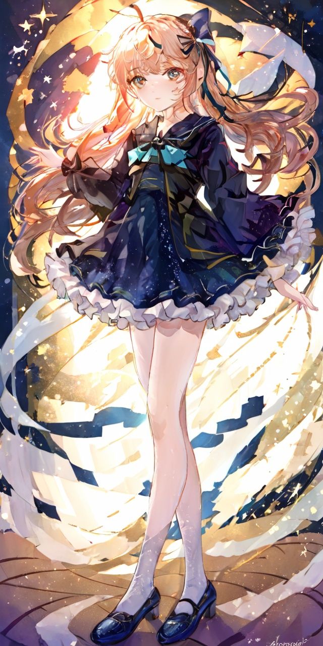 illustration,1 girl age 25,full body, standing, best quality, highly detailed,best quality,masterpiece,an extremely delicate and beautiful, extremely detailed, ***** girl, anime style, dsicogirl