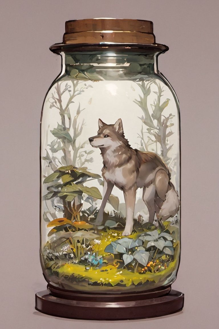 1girl,  in a jar,  in container by Aotsuyu on Tensor.Art