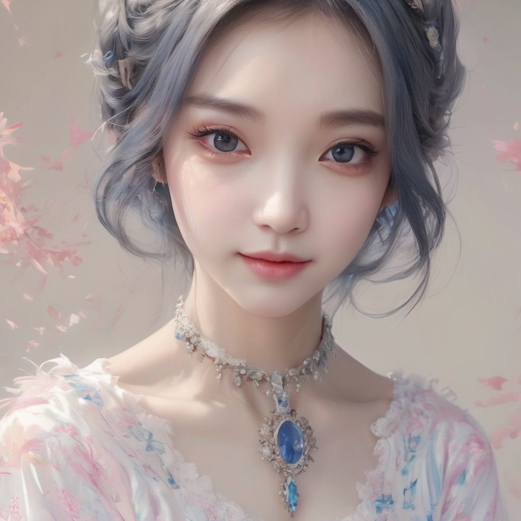 (masterpiece, top quality, best quality, official art, beautiful and aesthetic:1.2),(1girl),extreme detailed,(fractal art:1.3),colorful,highest detailed..,,White,Chest,Abdomen,(universe background,surreal),((blue short hair)),,a face,(Only one face.:1.1),.,relief,Pink Mecha,((red eyes)),1girl