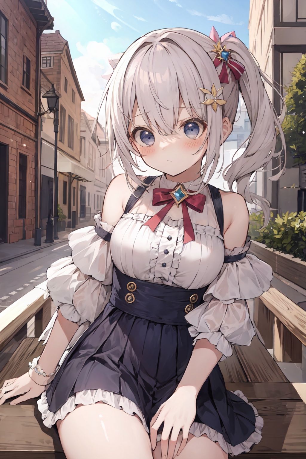 masterpiece, best quality,1loli,  outside,